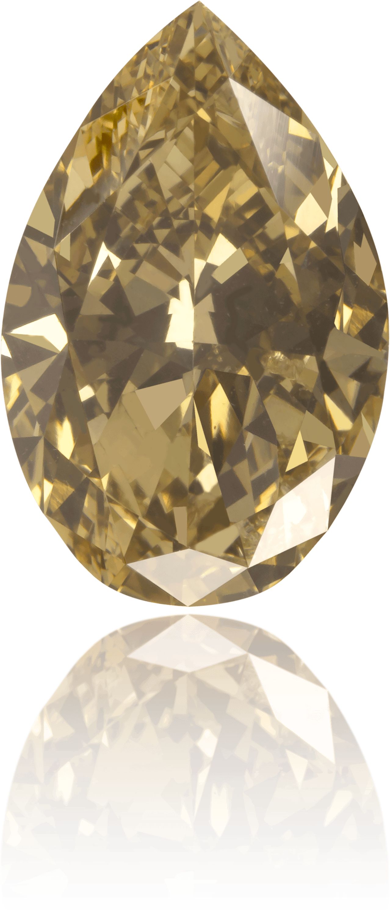 Diament 2.61 ct Fancy Dark Yellow/SI2