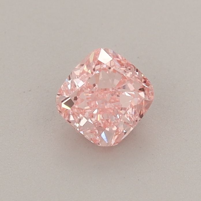 0.46 CT Fancy Vivid Pink CUSHION MODIFIED