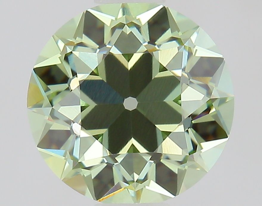 1.08 CT Fancy Intense Green OLD EUROPEAN CUT