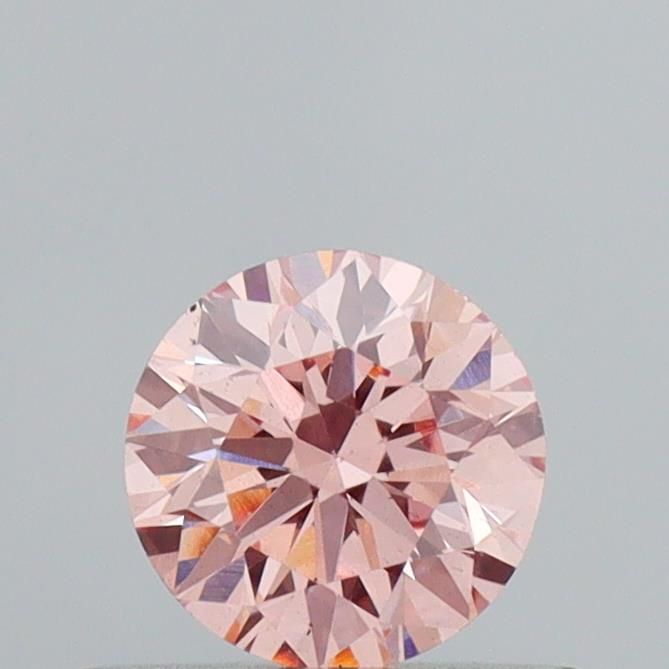 0.46 CT Fancy Intense Brownish Pink ROUND