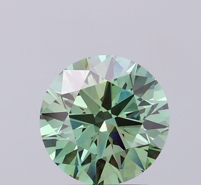 2.01 CT Fancy Vivid Green ROUND