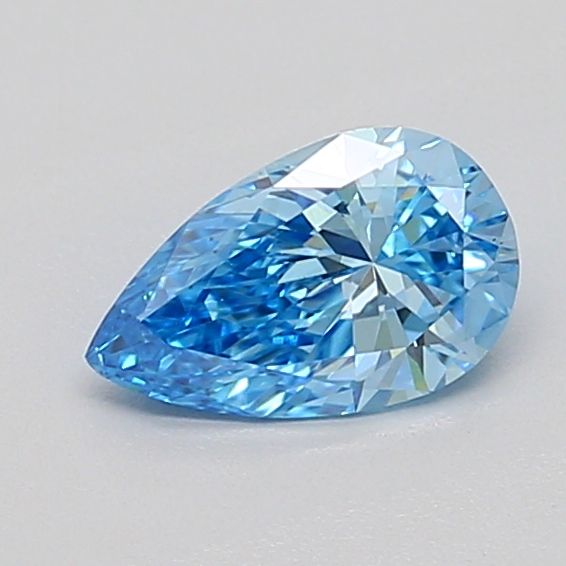 0.56 CT Fancy Vivid Blue PEAR