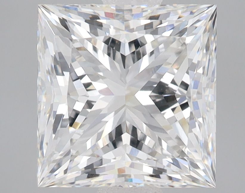 3.72 ct. princess Lab Grown Diamond front image