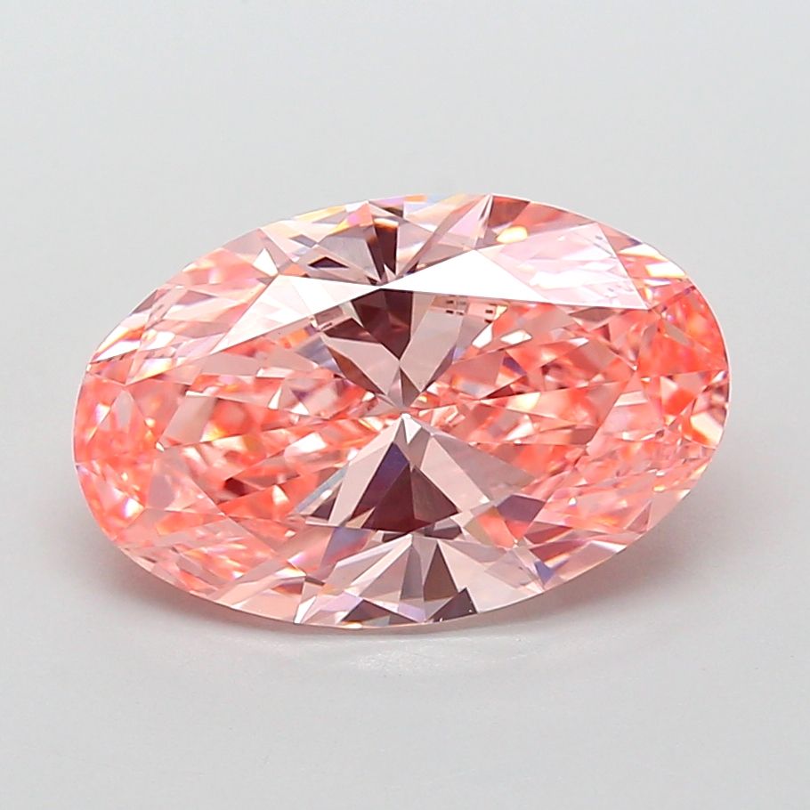 4.05 ct. oval Lab Grown Diamond front image