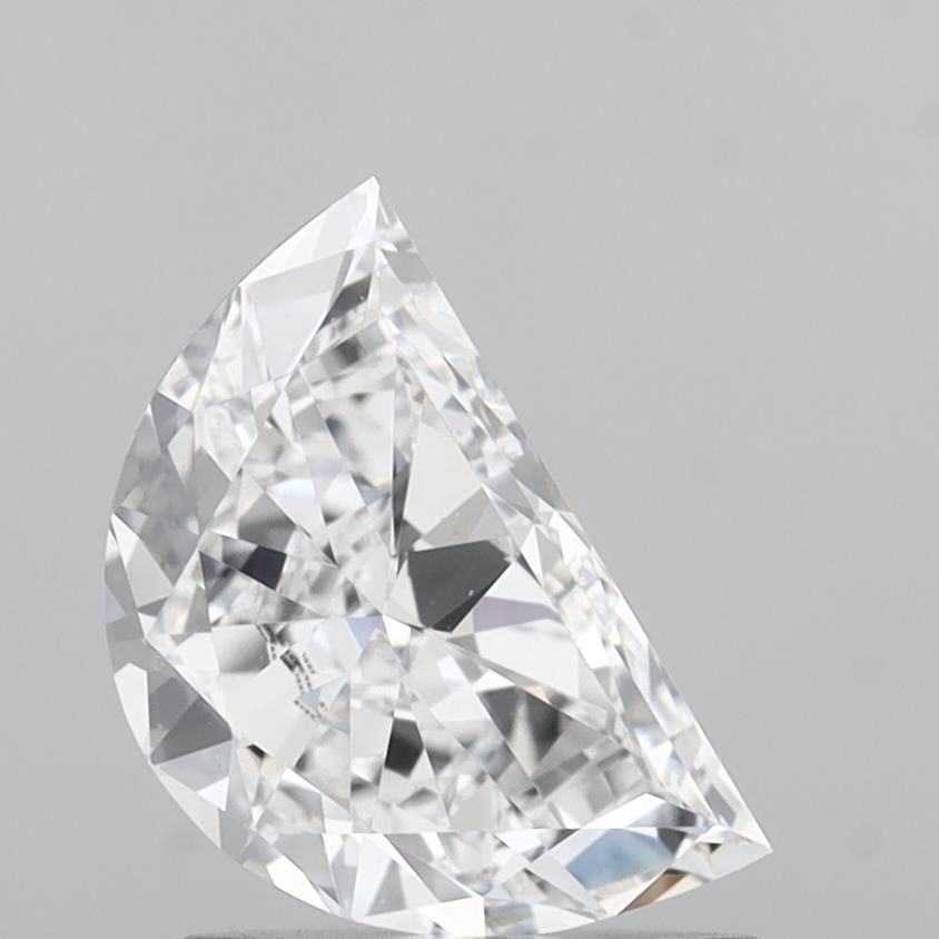 1.01 ct lab-grown Half moon Diamond