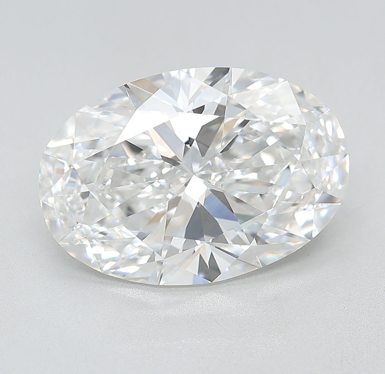 5.64 ct. oval Lab Grown Diamond front image