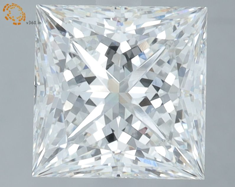 3.09 ct. princess Lab Grown Diamond front image