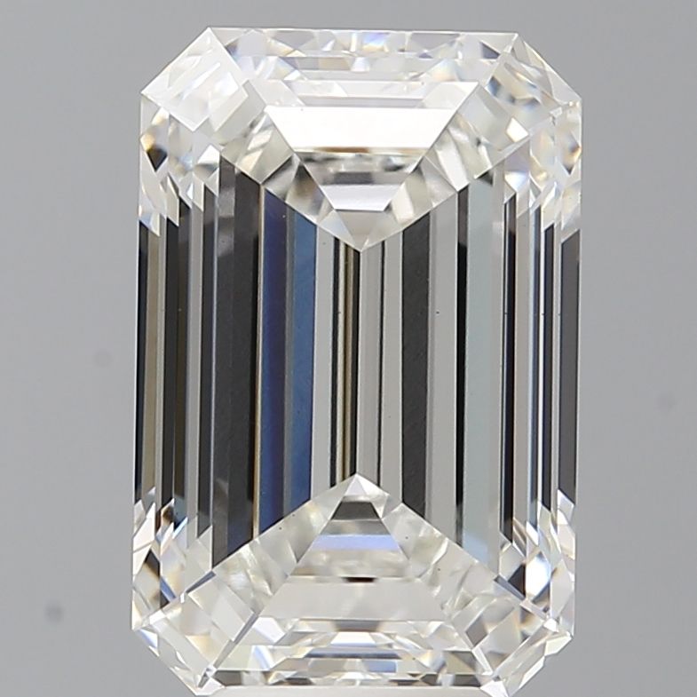6.56 ct. emerald Lab Grown Diamond front image