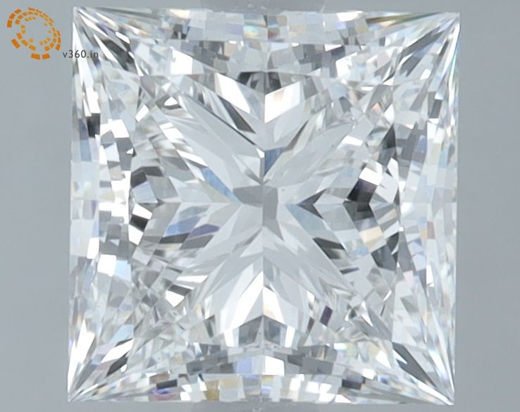 1.93 ct. princess Lab Grown Diamond front image