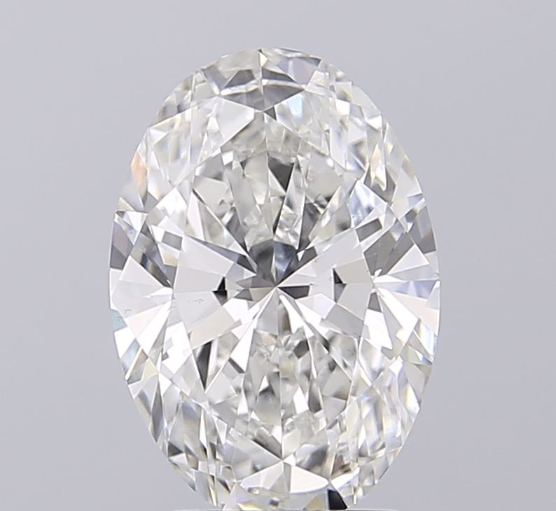 3.02 ct. oval Lab Grown Diamond front image