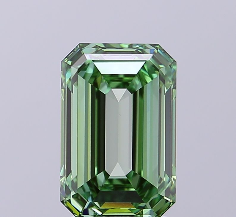 3.03 ct. emerald Lab Grown Diamond front image