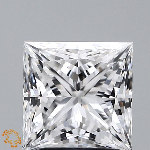 1.85 ct. princess Lab Grown Diamond front image