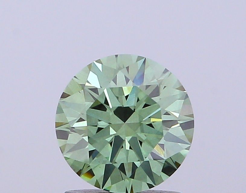 1.5 CT Fancy Vivid Green ROUND