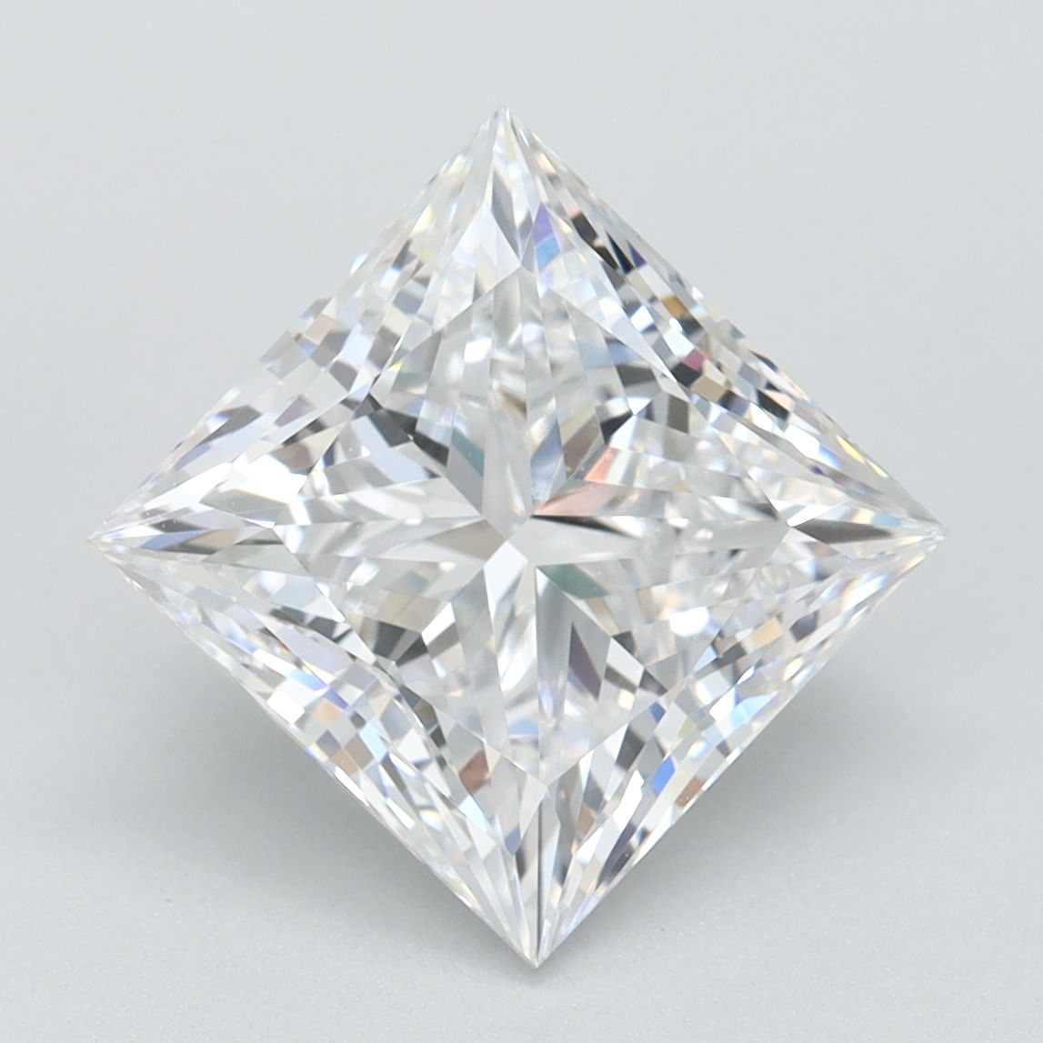 3.17 ct. princess Lab Grown Diamond front image