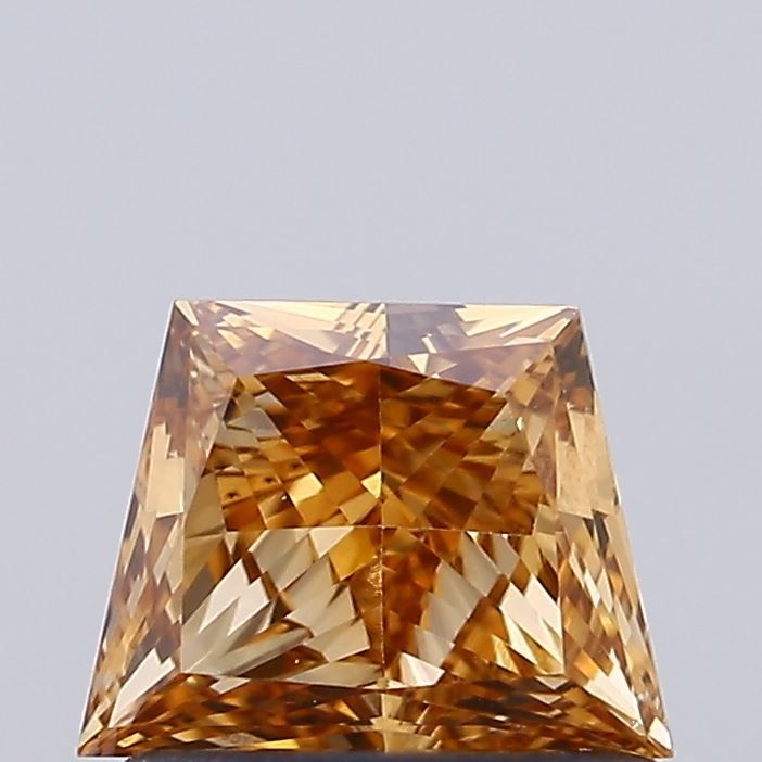 0.74 CT Fancy Brown TRAPEZOID