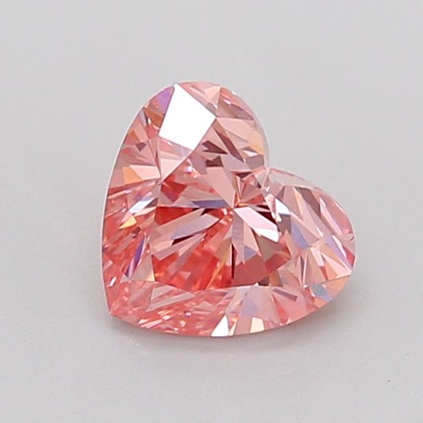 0.9 CT Fancy Vivid Pink HEART