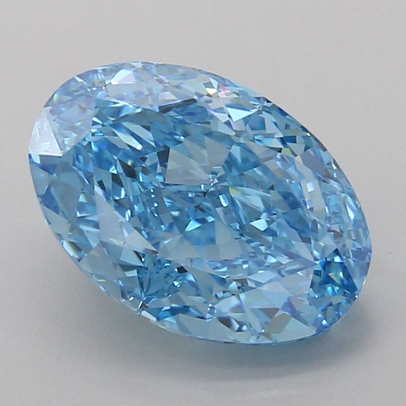 5.09 ct. oval Lab Grown Diamond front image
