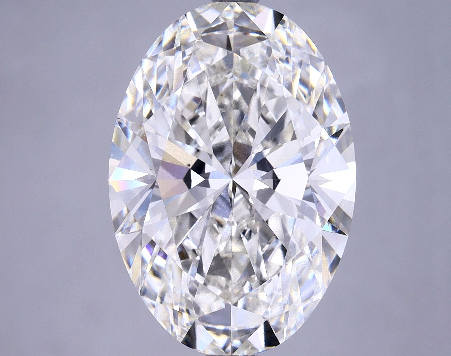 6.76 ct. oval Lab Grown Diamond front image