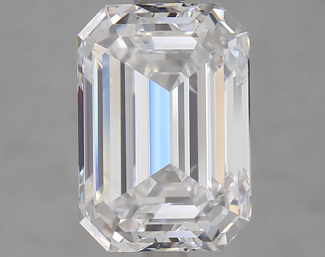Diamant Émeraude 4.01 ct - Couleur D - Pureté VVS1