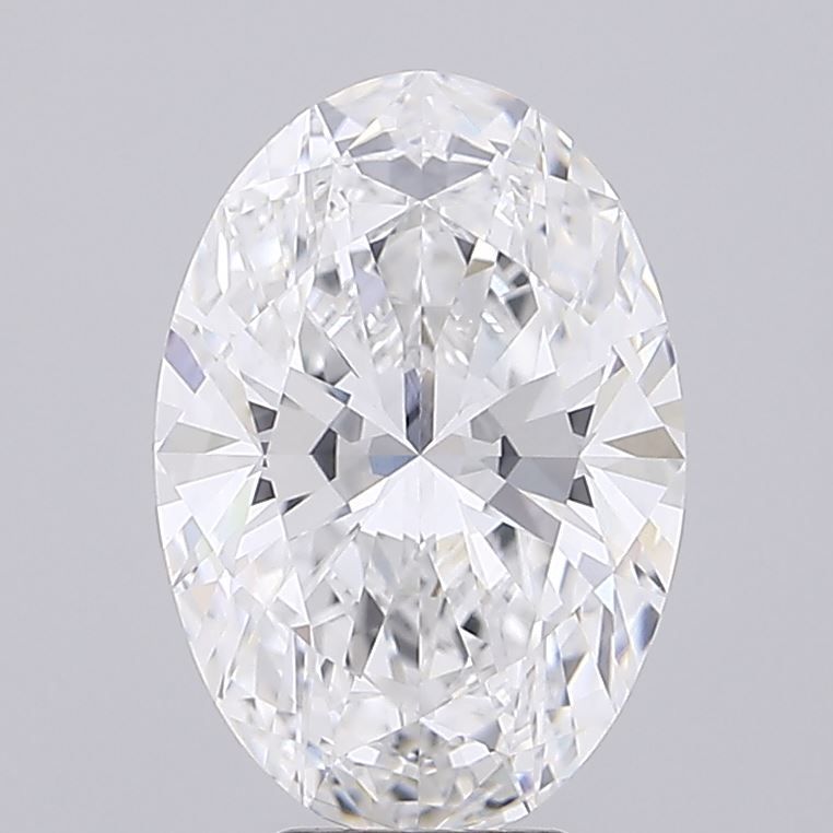 6.02 ct. oval Lab Grown Diamond front image
