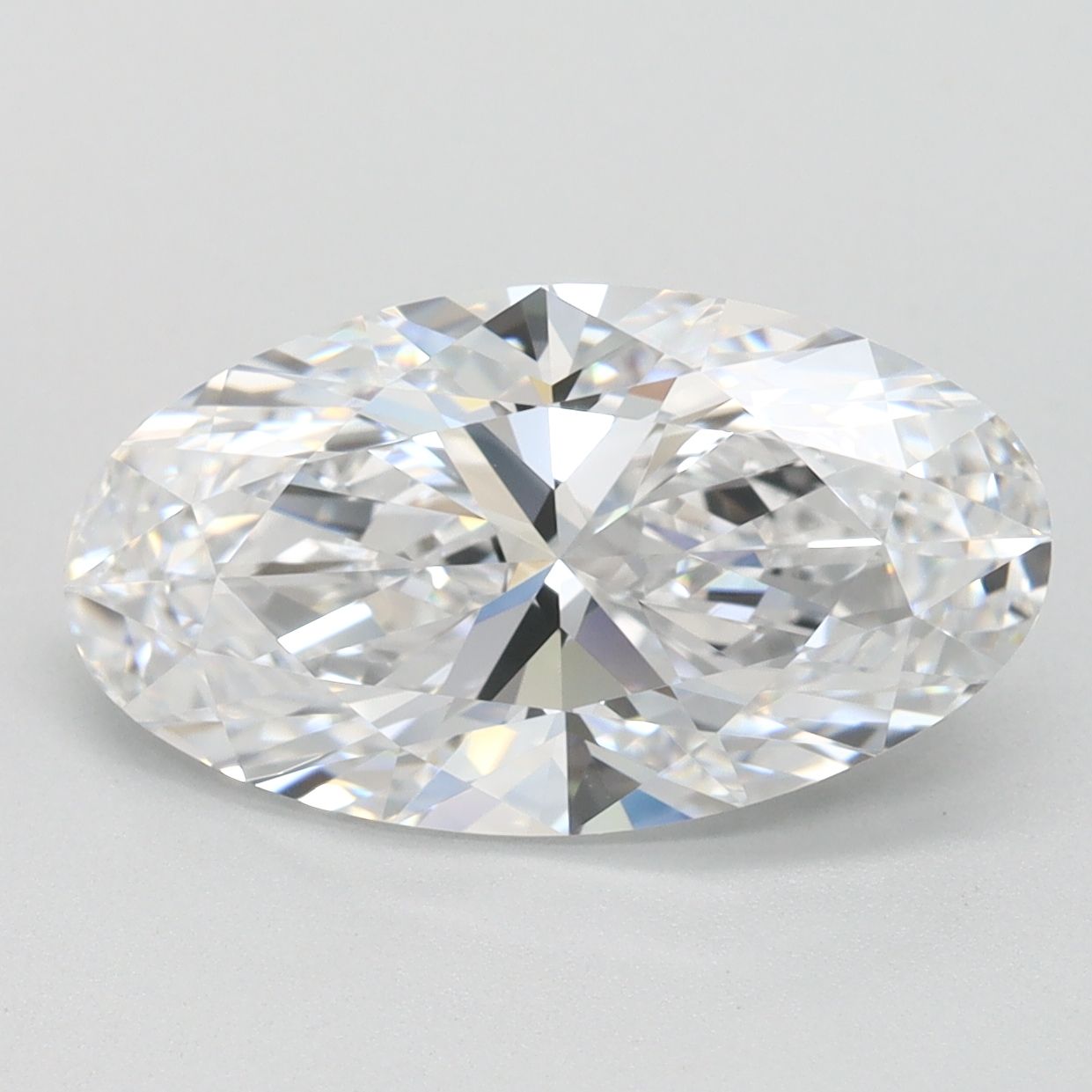 2.87 ct. oval Lab Grown Diamond front image