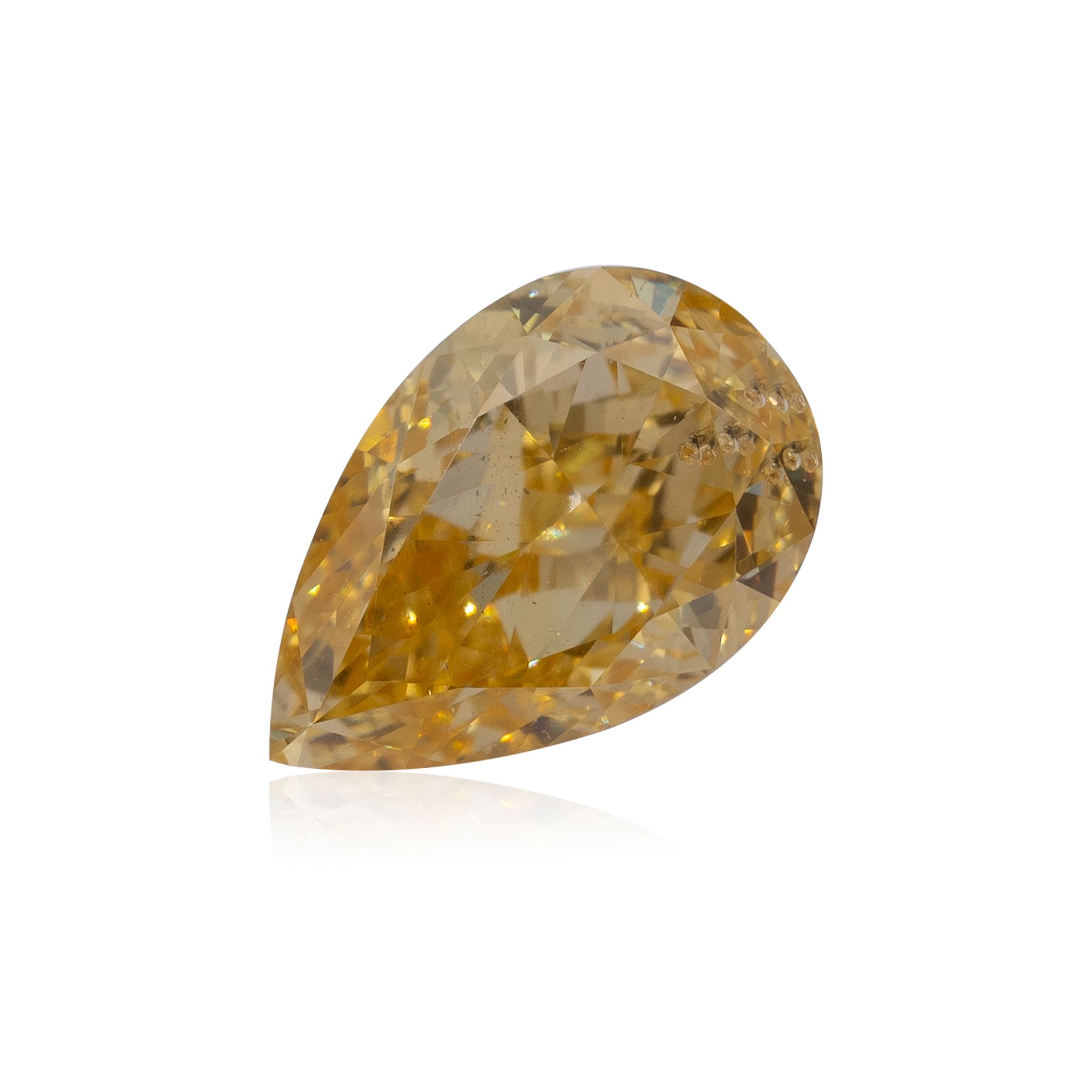Diament 0.7 ct Fancy Intense Orangey Yellow/SI2