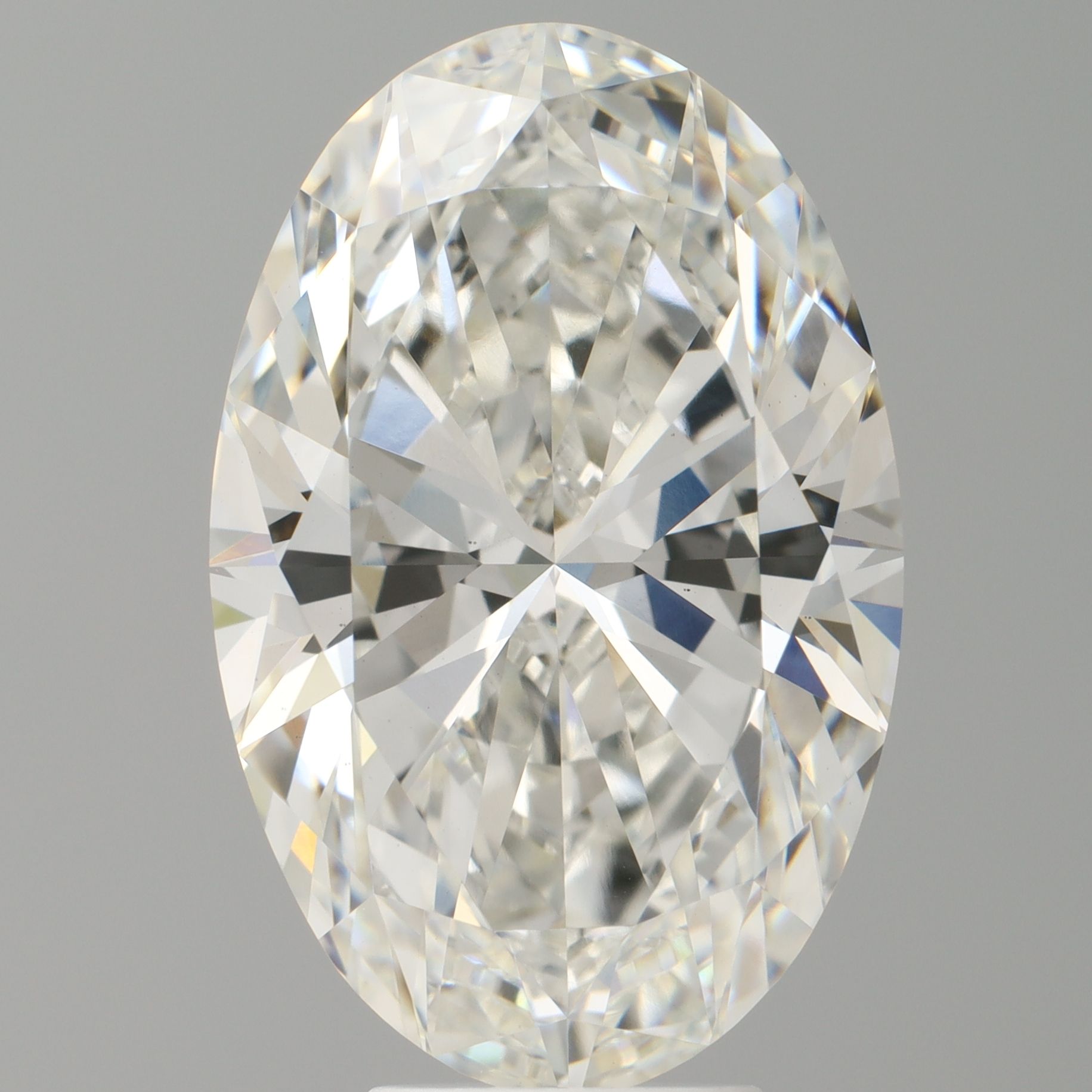7.09 ct. oval Lab Grown Diamond front image