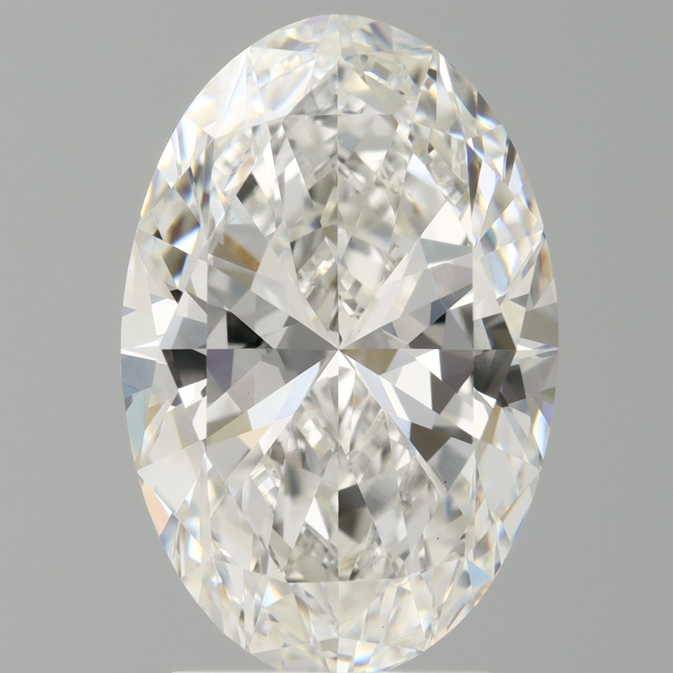 3.02 ct. oval Lab Grown Diamond front image