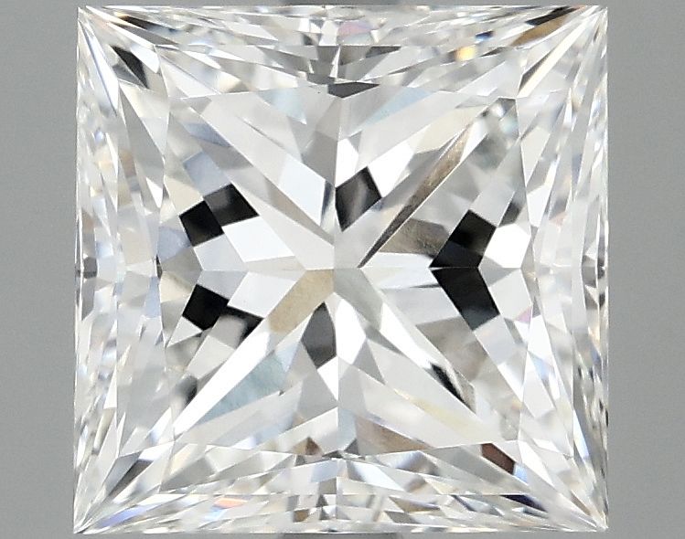 3.78 ct. princess Lab Grown Diamond front image