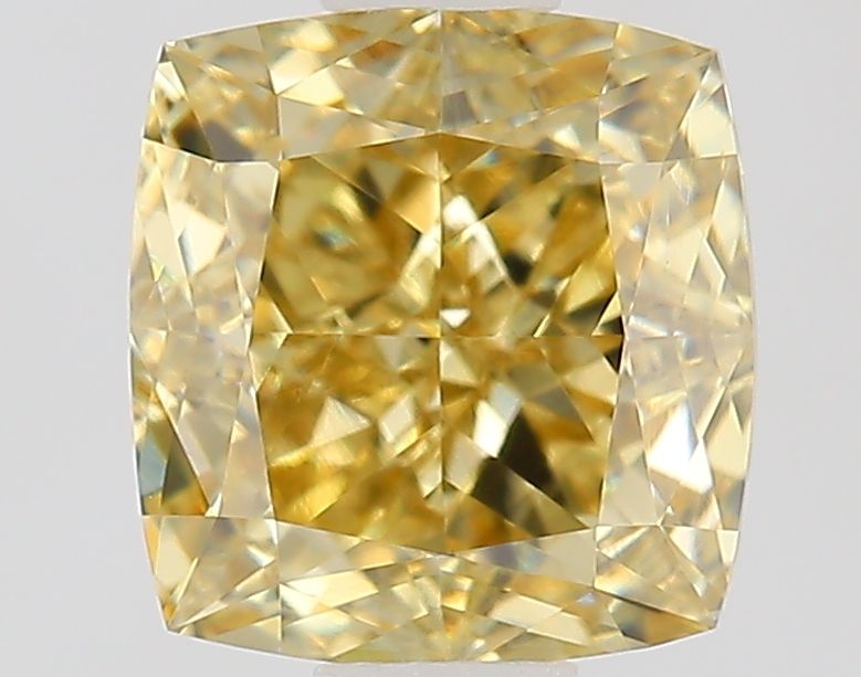 1.03 CT Fancy Yellow CUSHION MODIFIED