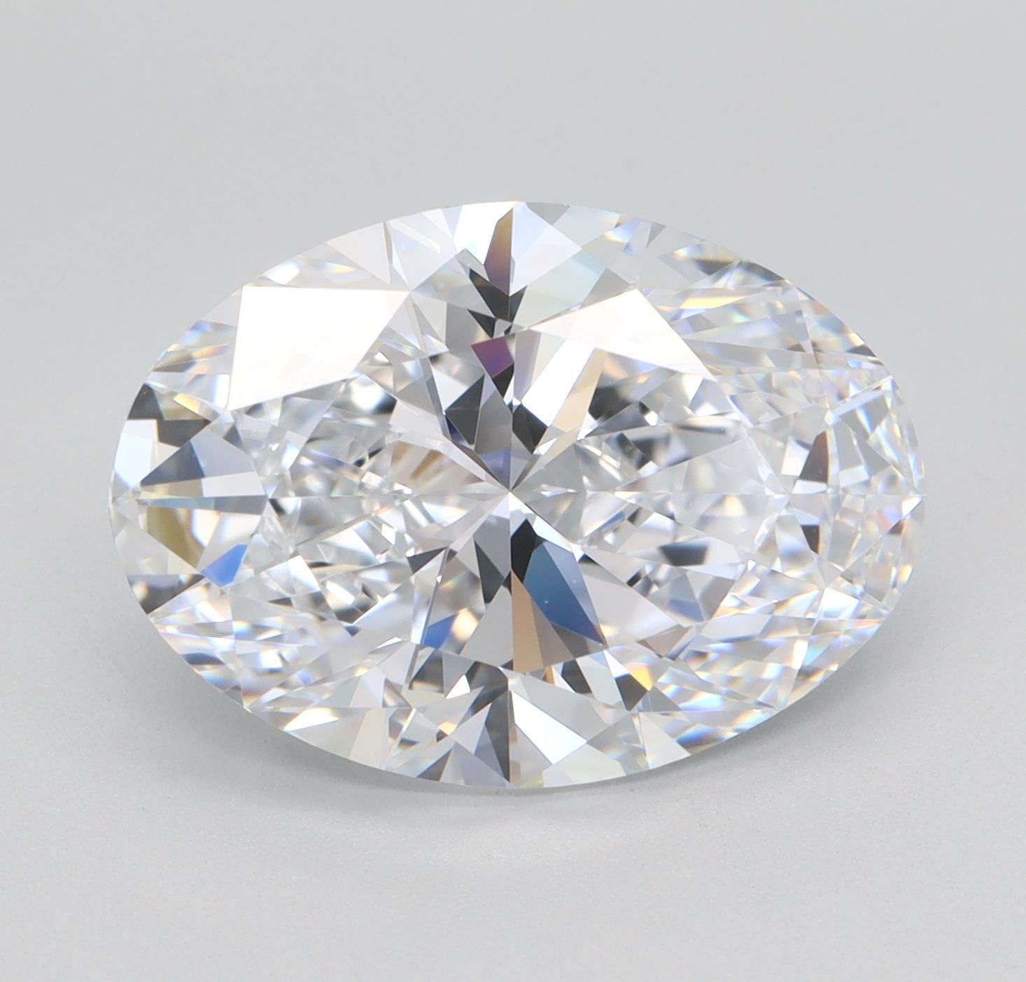 5.15 ct. oval Lab Grown Diamond front image