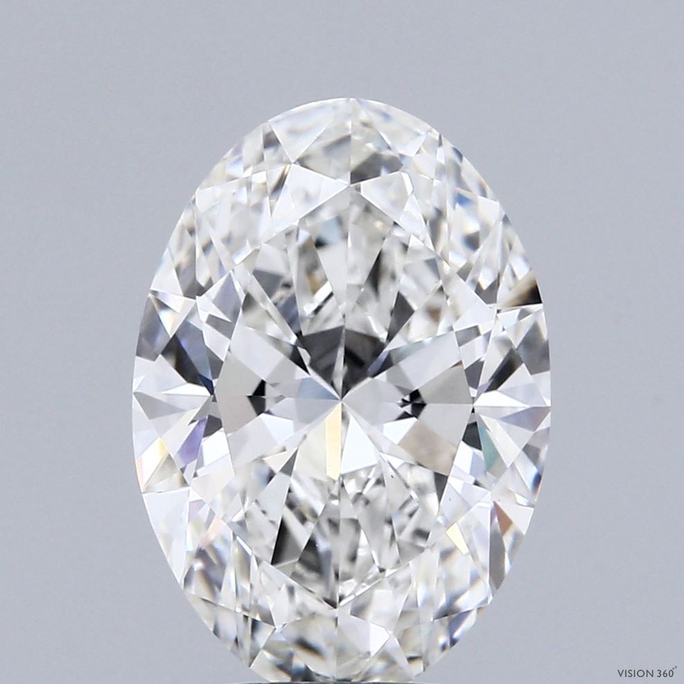 4.09 ct. oval Lab Grown Diamond front image