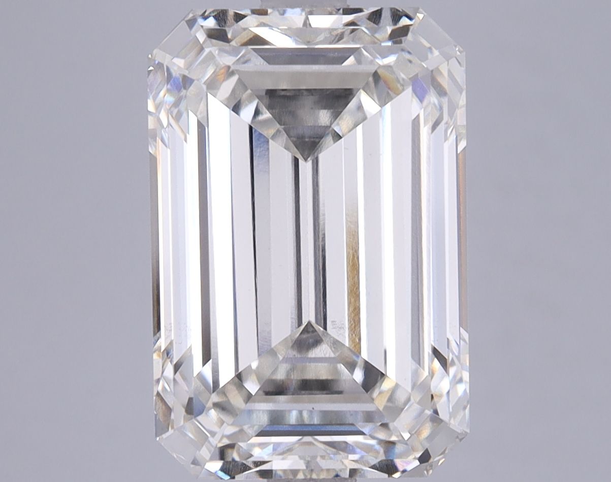 6.19 ct. emerald Lab Grown Diamond front image