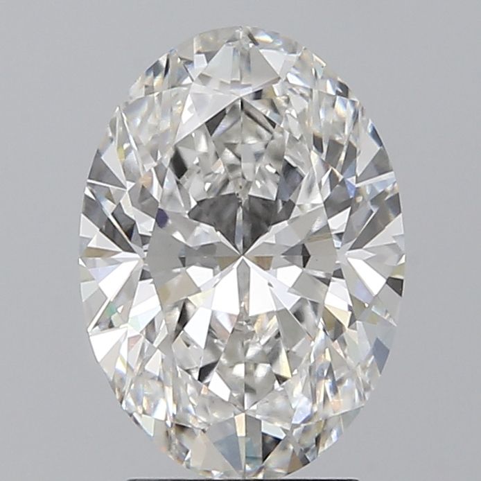 3.14 ct. oval Lab Grown Diamond front image