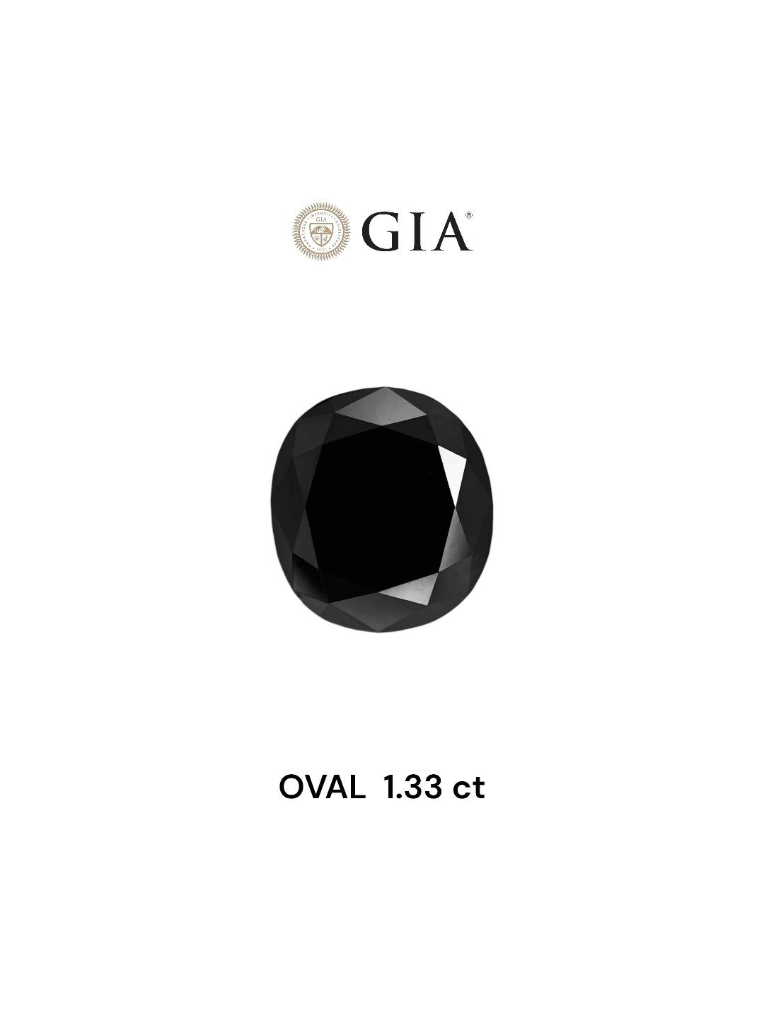 1.33 ct Oval diamond