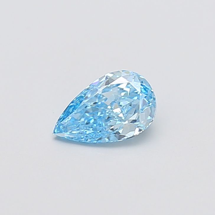 0.81 CT Fancy Vivid Blue PEAR