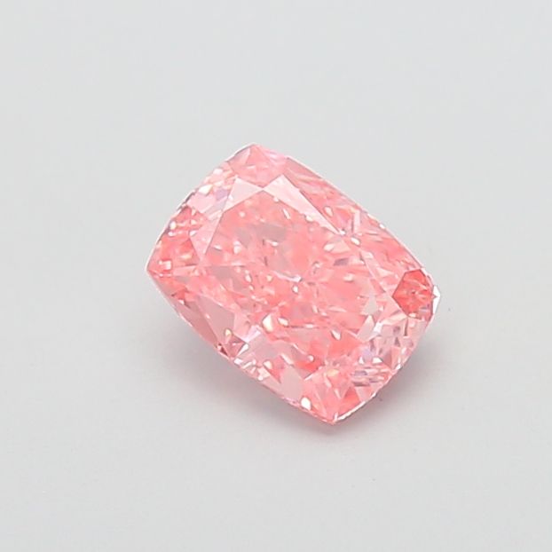 1.29 CT Fancy Vivid Pink CUSHION MODIFIED