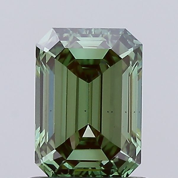 1.01 CT Fancy Vivid Green EMERALD