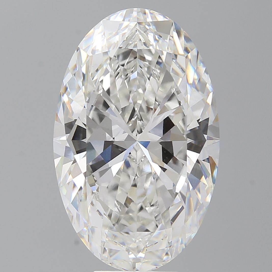 9.09 ct. oval Lab Grown Diamond front image
