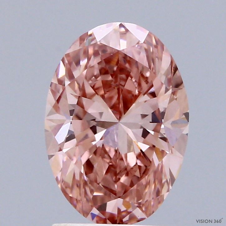 2.07 ct. oval Lab Grown Diamond front image