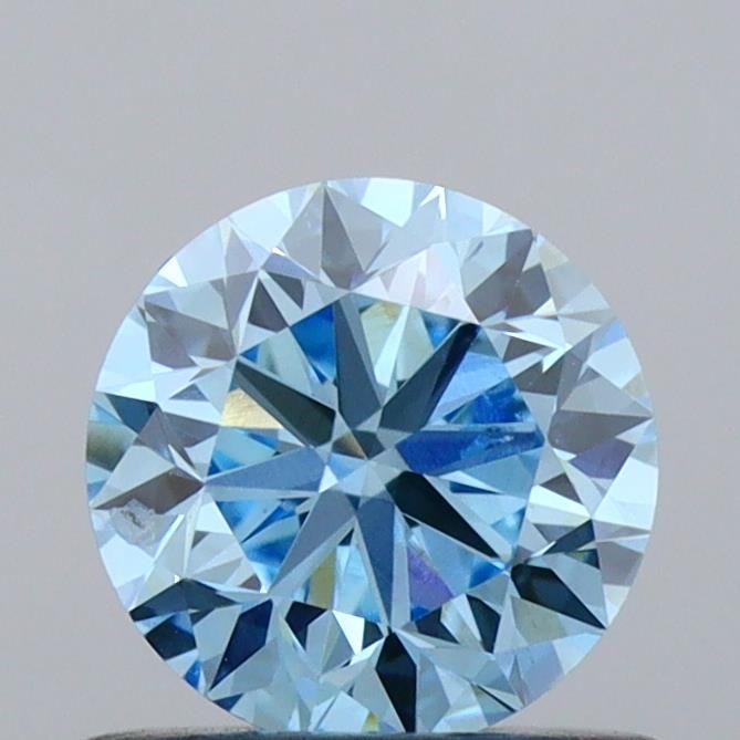 0.66 CT Fancy Vivid Blue ROUND