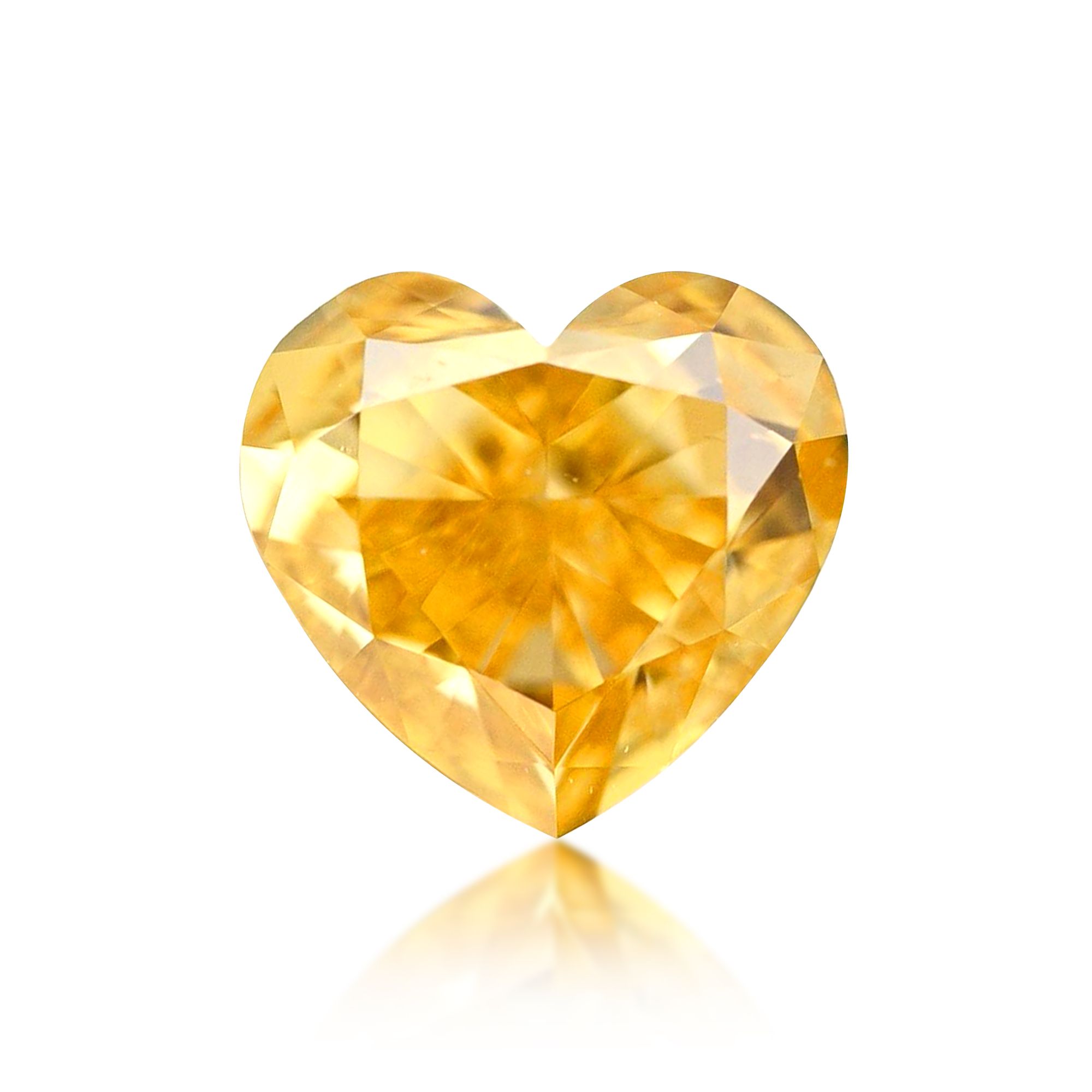Diament 0.36 ct Fancy Intense Orange Yellow/VS2
