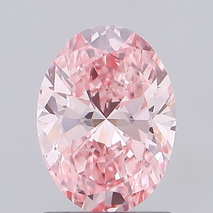 1.11 CT Fancy Vivid Pink OVAL