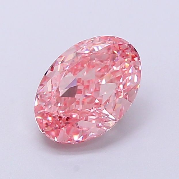 1.51 CT Fancy Vivid Pink OVAL