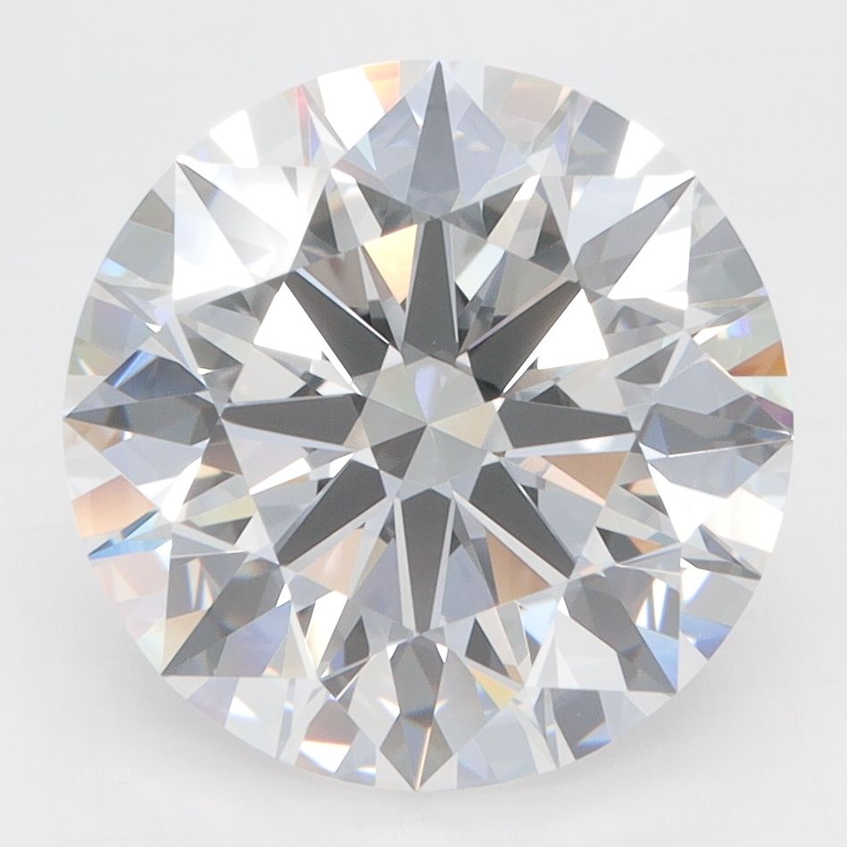 5.25 ct. round Lab Grown Diamond front image