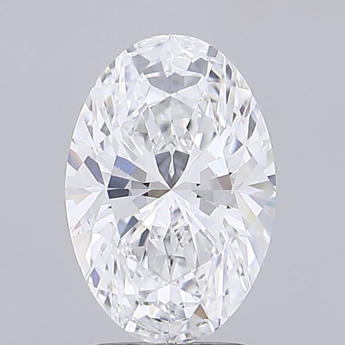 2.01 ct. oval Lab Grown Diamond front image