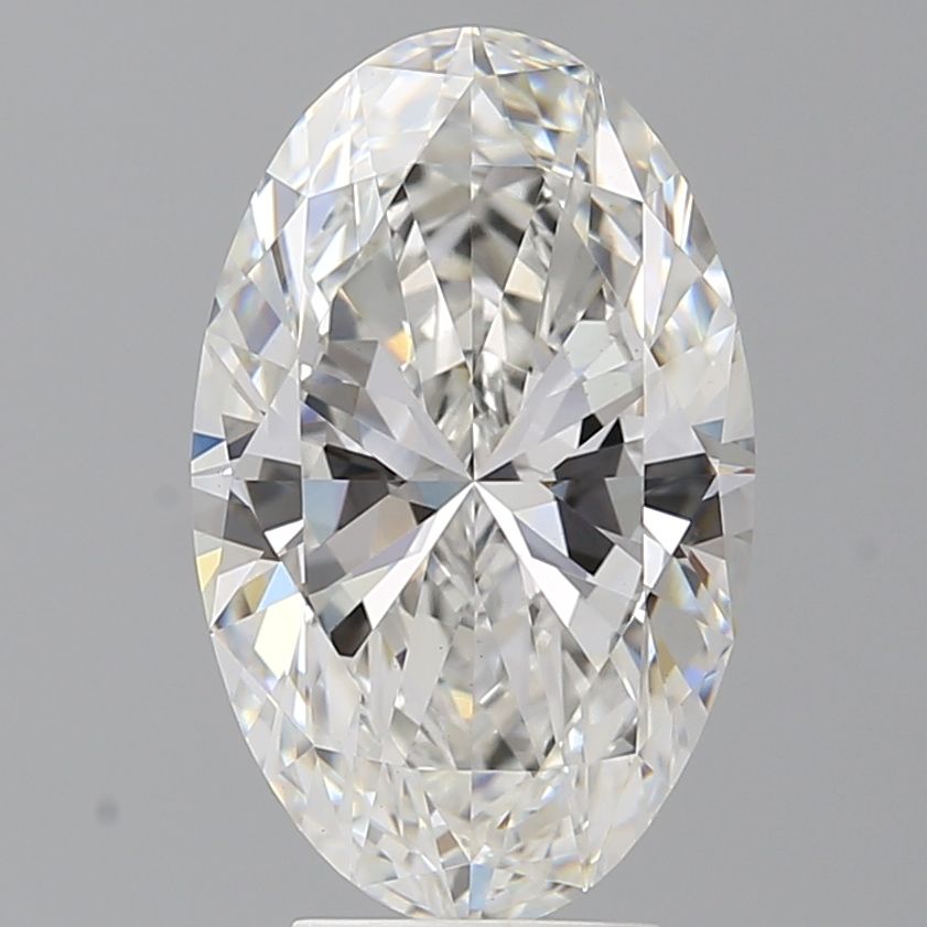 4.58 ct. oval Lab Grown Diamond front image