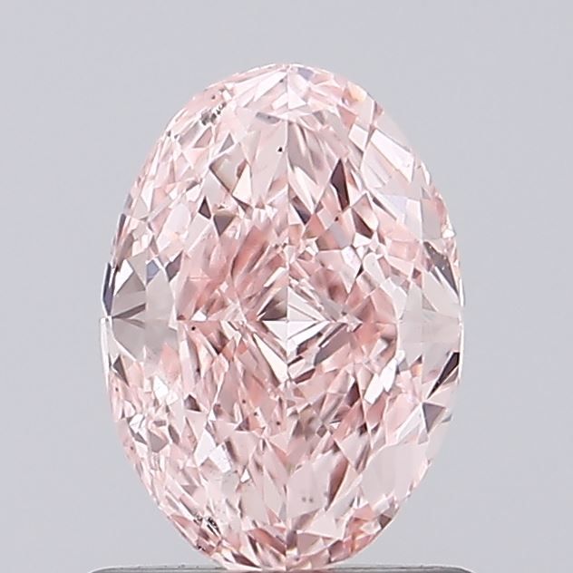 0.91 CT Fancy Intense Pink OVAL