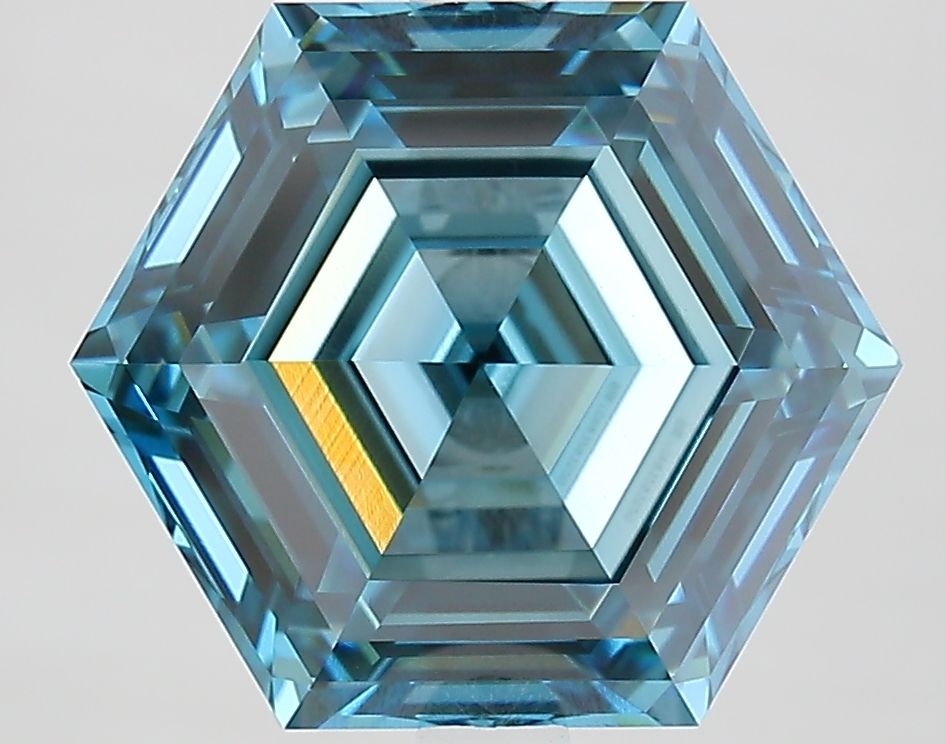 5.57 ct lab-grown Hexagonal Diamond