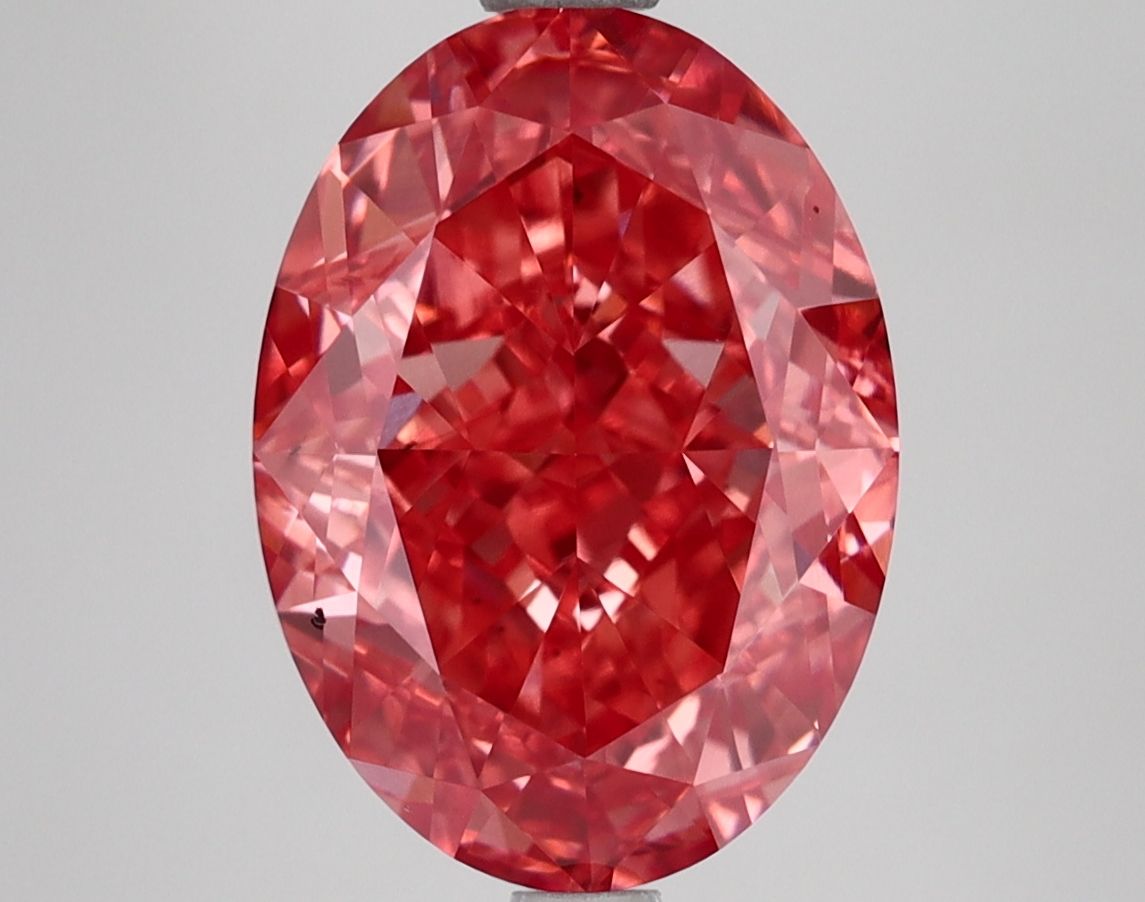 5.00 ct. oval Lab Grown Diamond front image